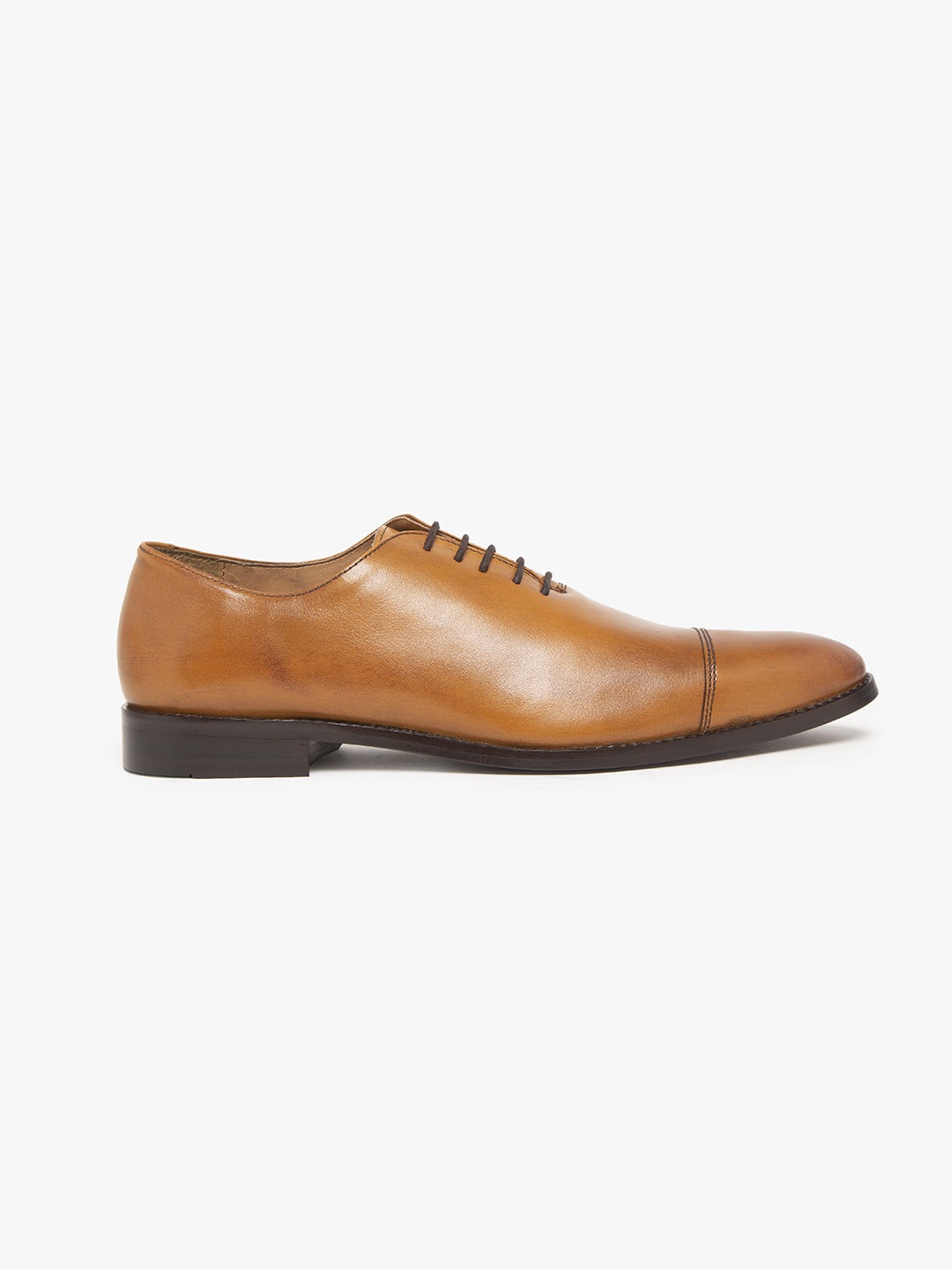 Buy Online Genuine Leather Tan Oxford Shoes online