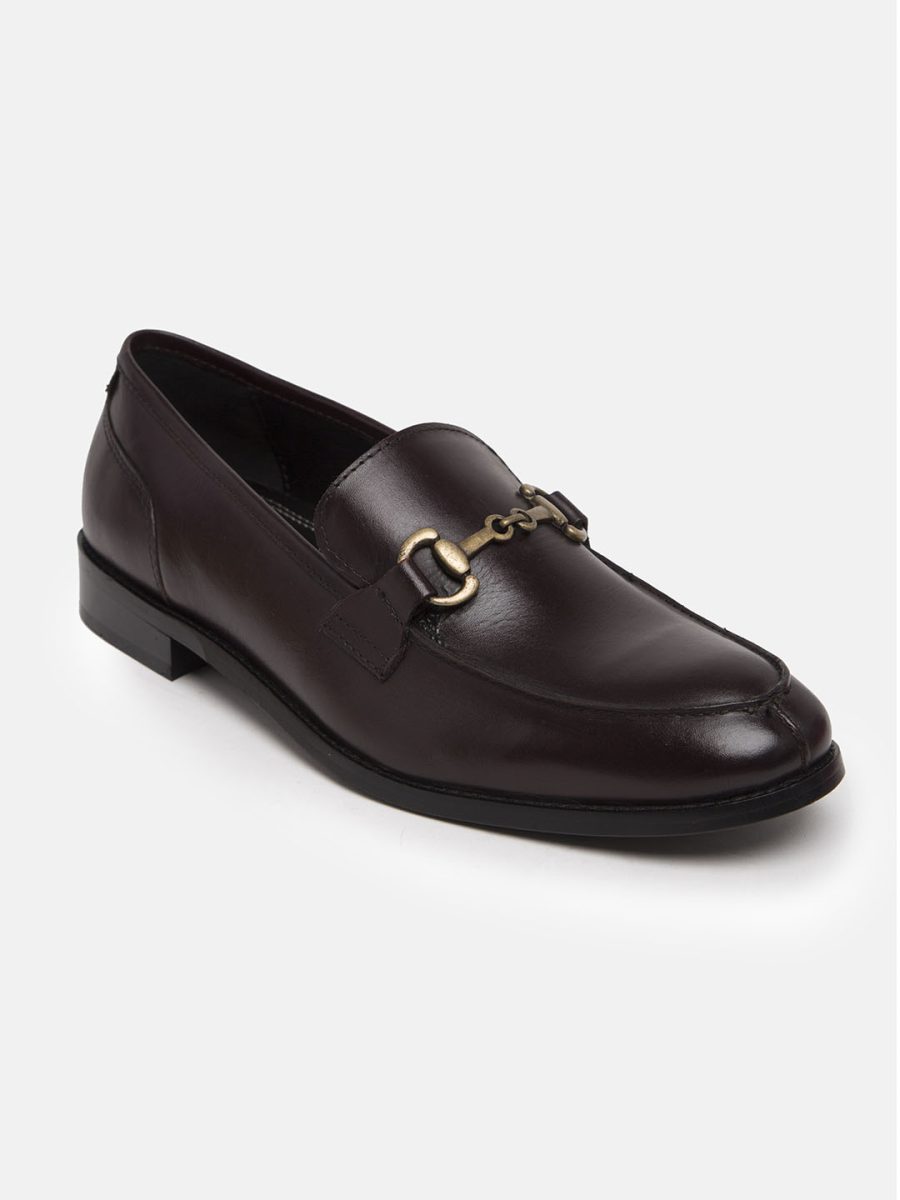 leather burgundy loafers