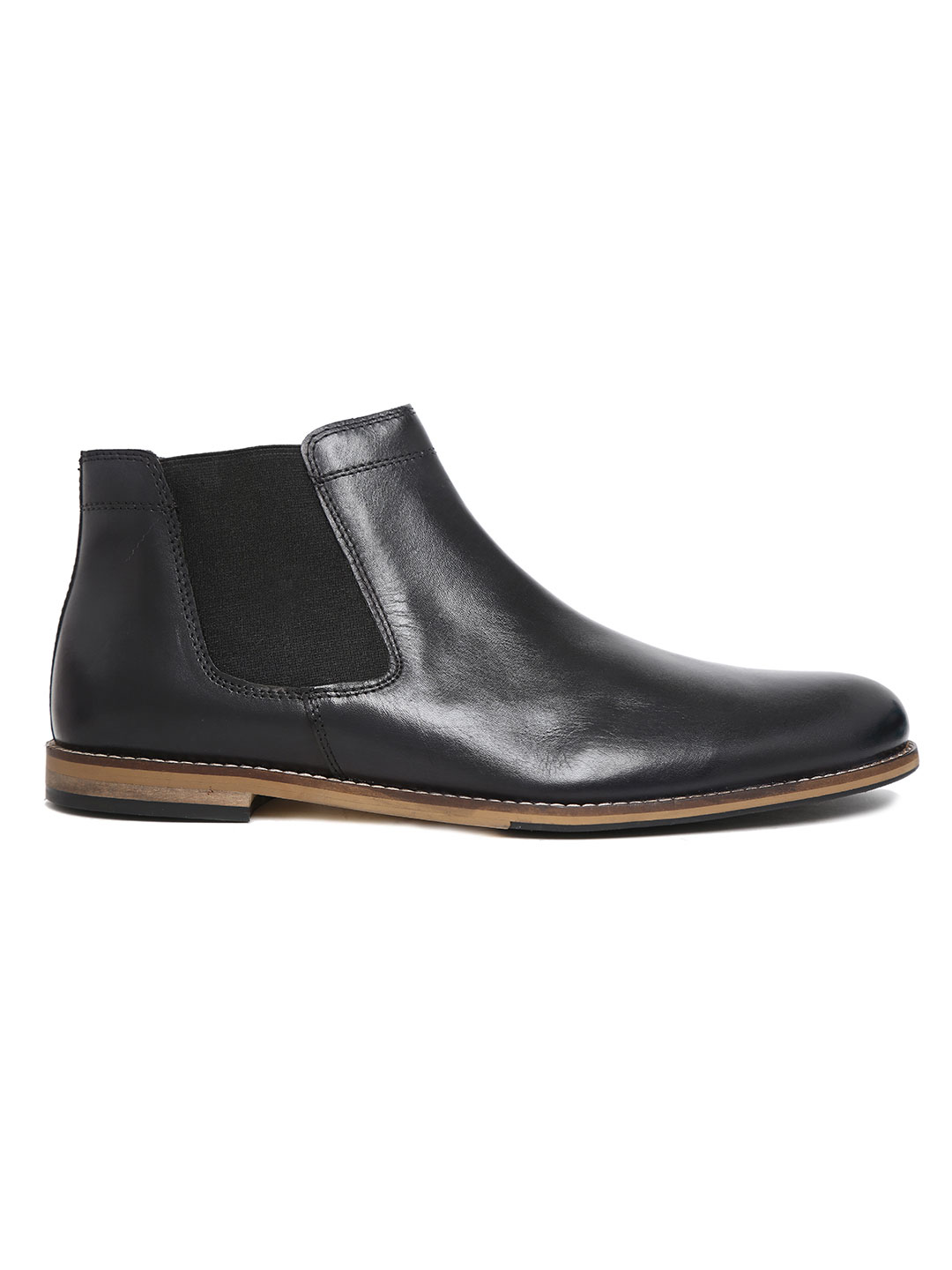 Buy Genuine Leather Black Chelsea Boots | Hats Off Accessories