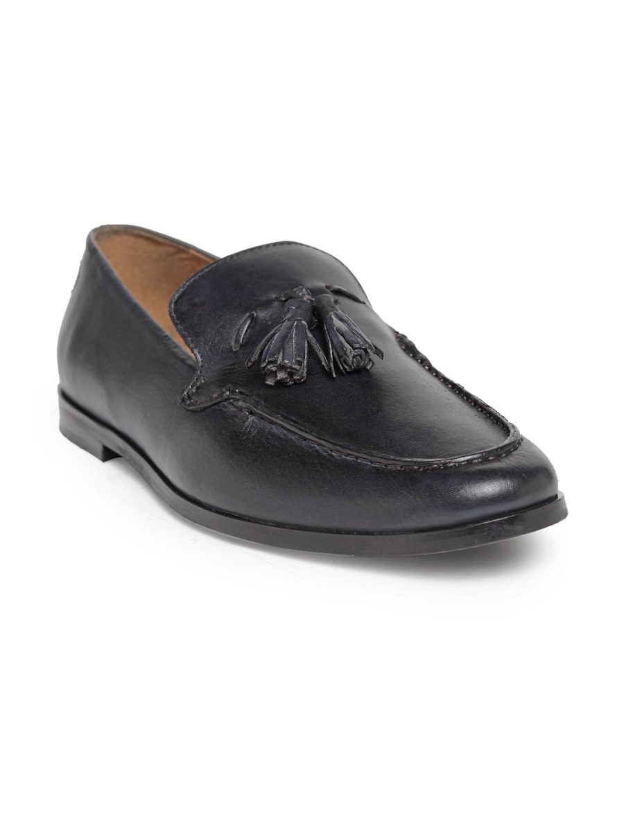 black loafers shoes