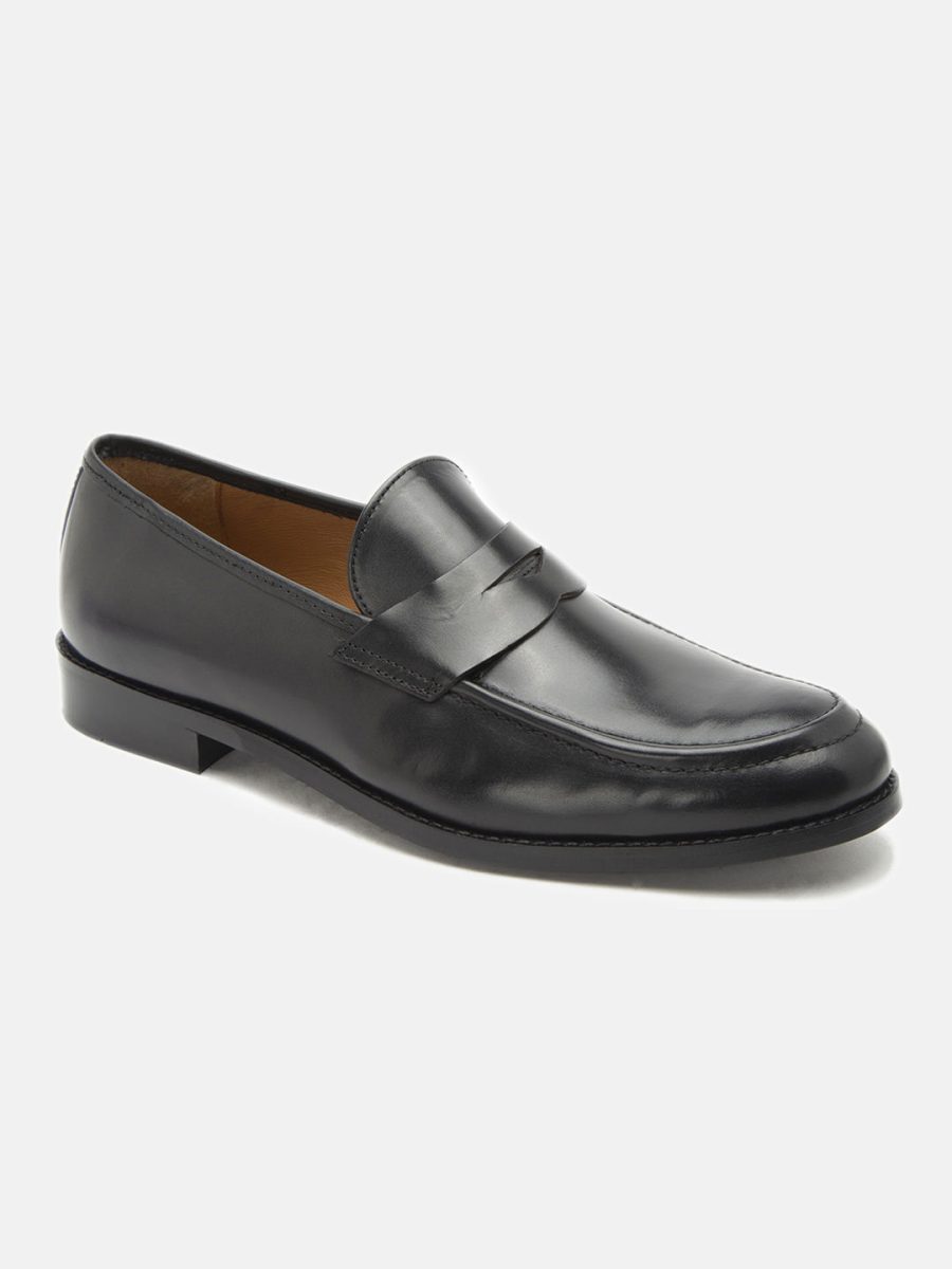 Black Penny Loafers