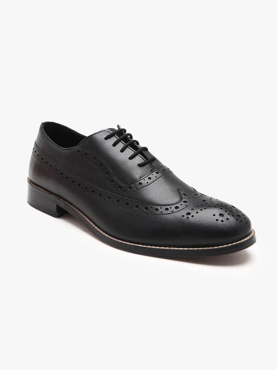 leather brogues shoes