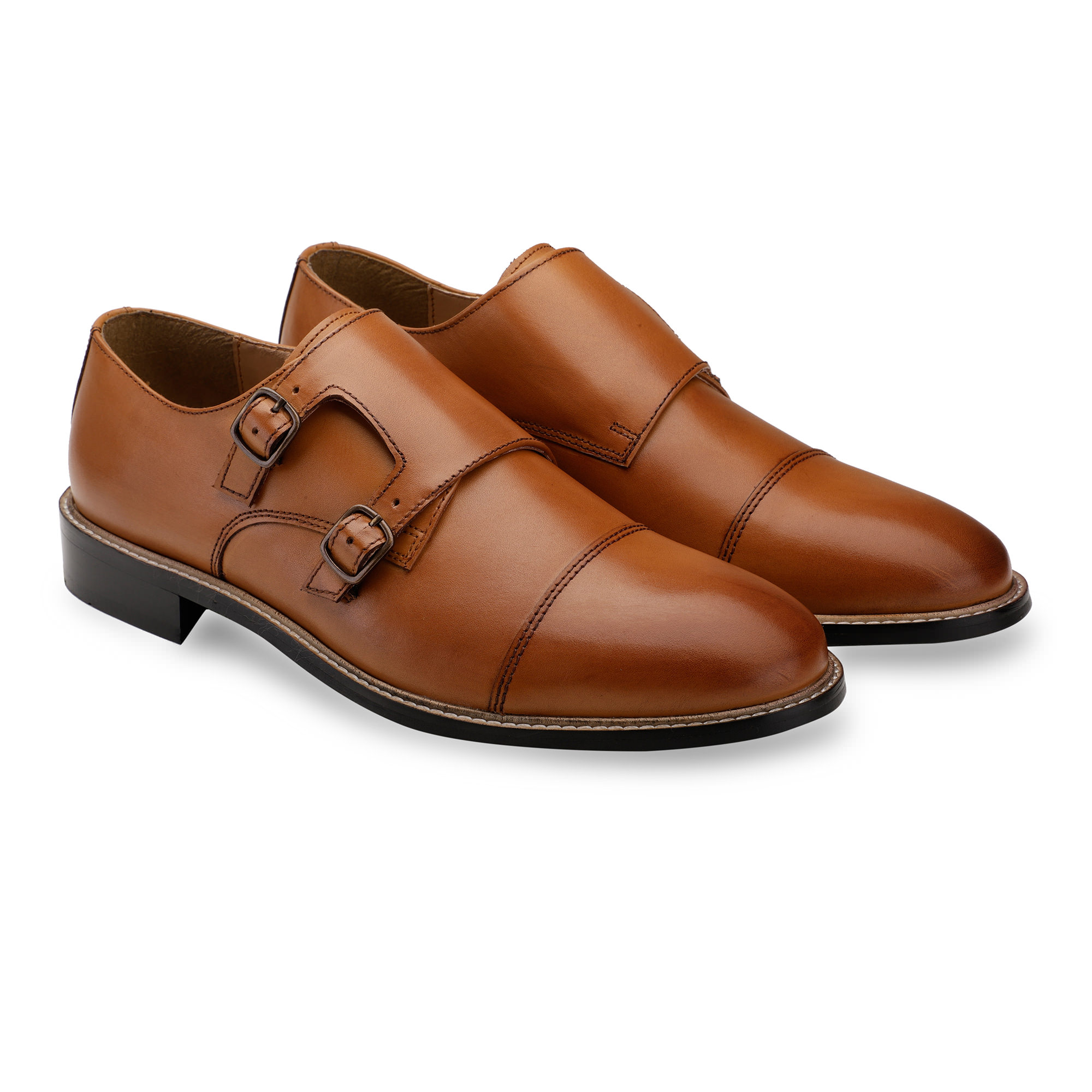 Genuine Leather Monk Shoes